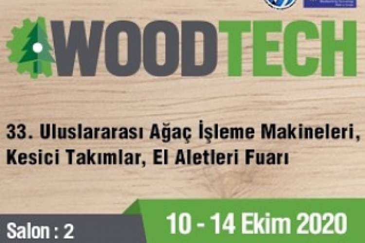Woodtech Uluslararası Ağaç İşleme Makineleri, Kesici Takımlar, El Aletleri Fuarına  Katılıyoruz